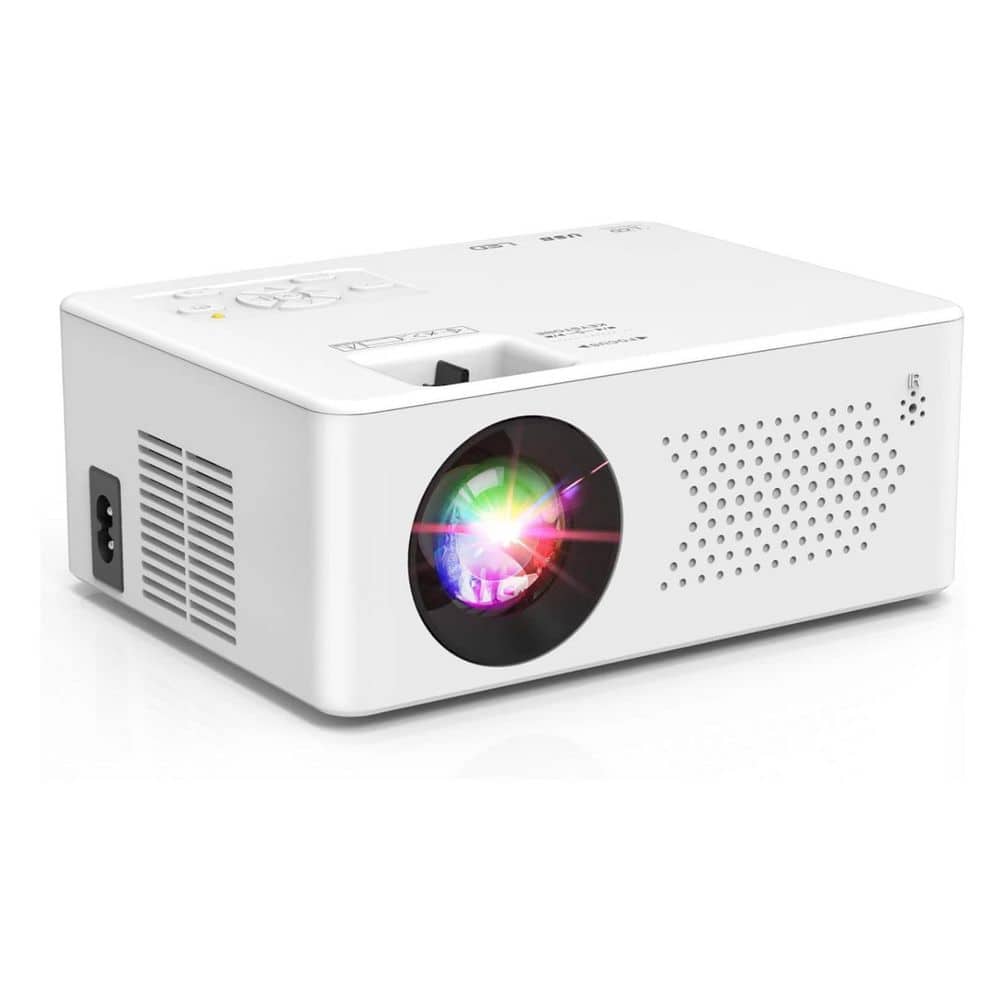 LED PROJECTOR 本体 Adrinfly 1920 x 1080 Full HD LED Projector with 9500 Lumens