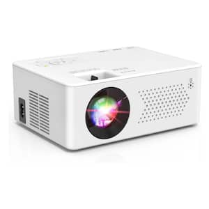 Adrinfly 1920 x 1080 Full HD LED Projector with 9500 Lumens, Remote, Portable Outdoor Mini Bluetooth Movie Projector
