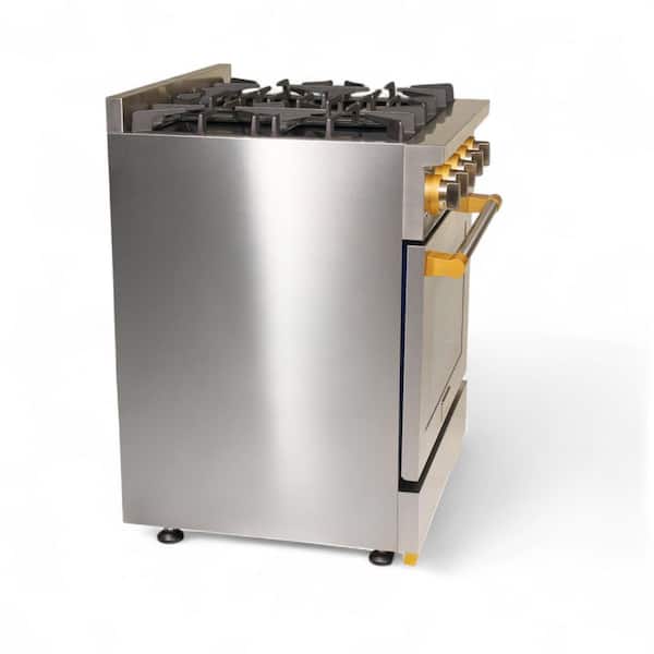 30 in. 4 Burner Freestanding Professional Gas Range