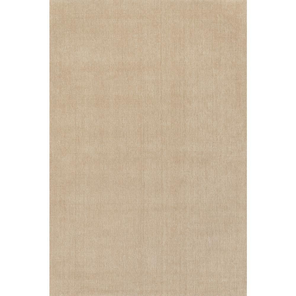 Nate Berkus x Rugs Crosby Solid Wool Cozy Beige 4 ft. x 6 ft. Indoor Area Rug price history on PriceWatchPro