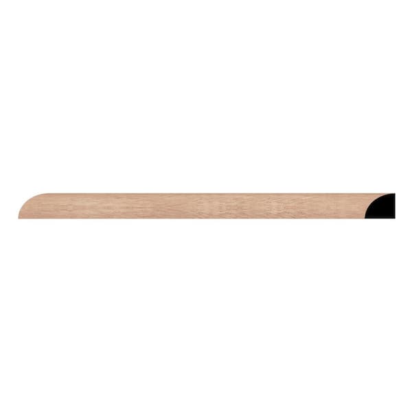 Ekena Millwork WM108 0.5 in. D x 0.5 in. W x 96 in. L Wood (Sapele Mahogany) Quarter Round