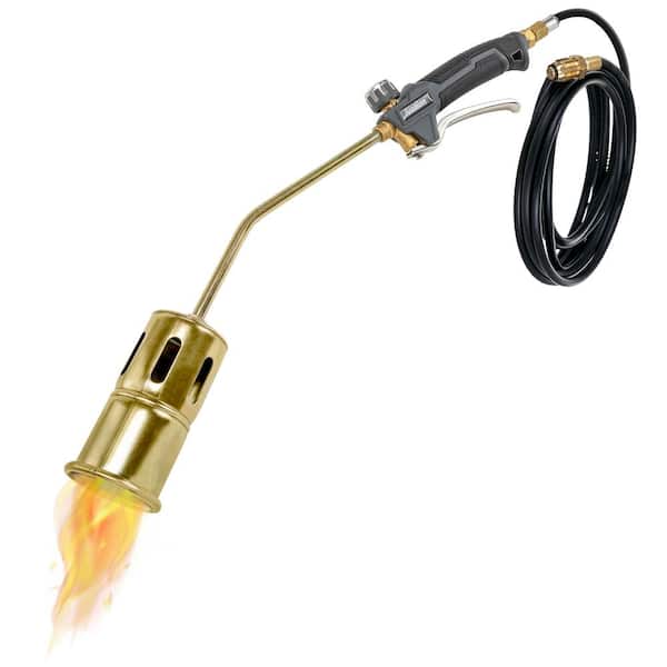 Ivation 320,000 BTU Adjustable Flame Propane Torch, Heavy Duty Blowtorch and Weed Burner