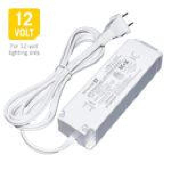 24-Watt White LED Power Supply with Detachable Cord