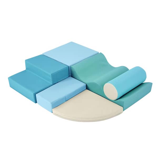 Bon Furni 6-in-1 Multi-Colored Indoor Residertial Soft Foam Playset