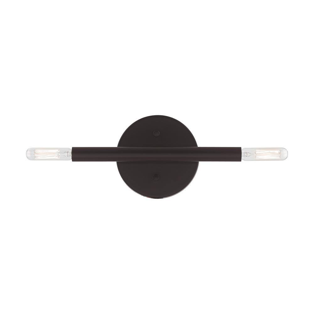 Copenhagen Industrial Bronze 2-Light ADA Wall Sconce