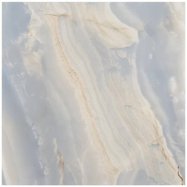 Ivy Hill Tile Selene Opera Blue 4 in. x 8 in. Polished Porcelain Tile Sample