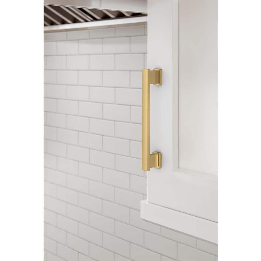 Champagne Bronze 5-1/16" Center-to-Center Cabinet Pulls, 10-Pack