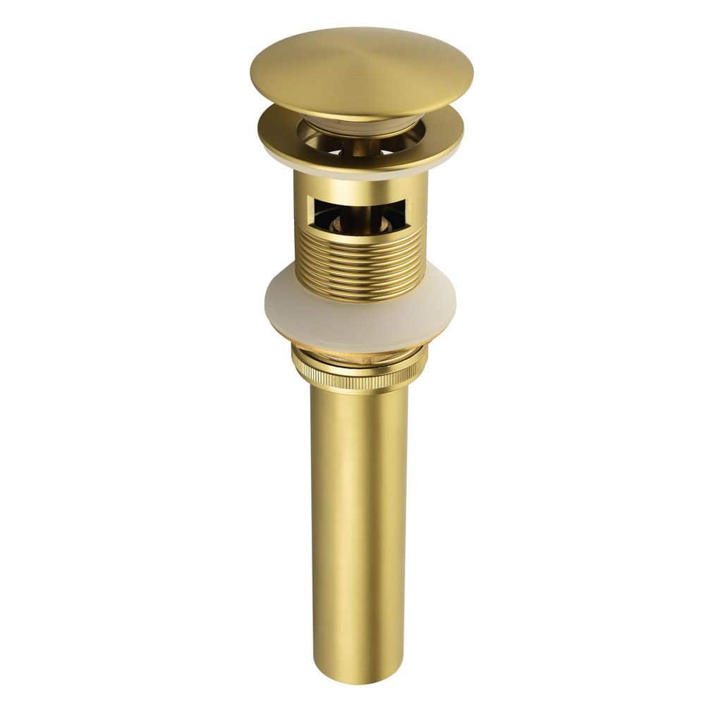Nestfair Bathroom Sink Pop-Up Drain in Brushed Gold SMD1400G - The Home ...