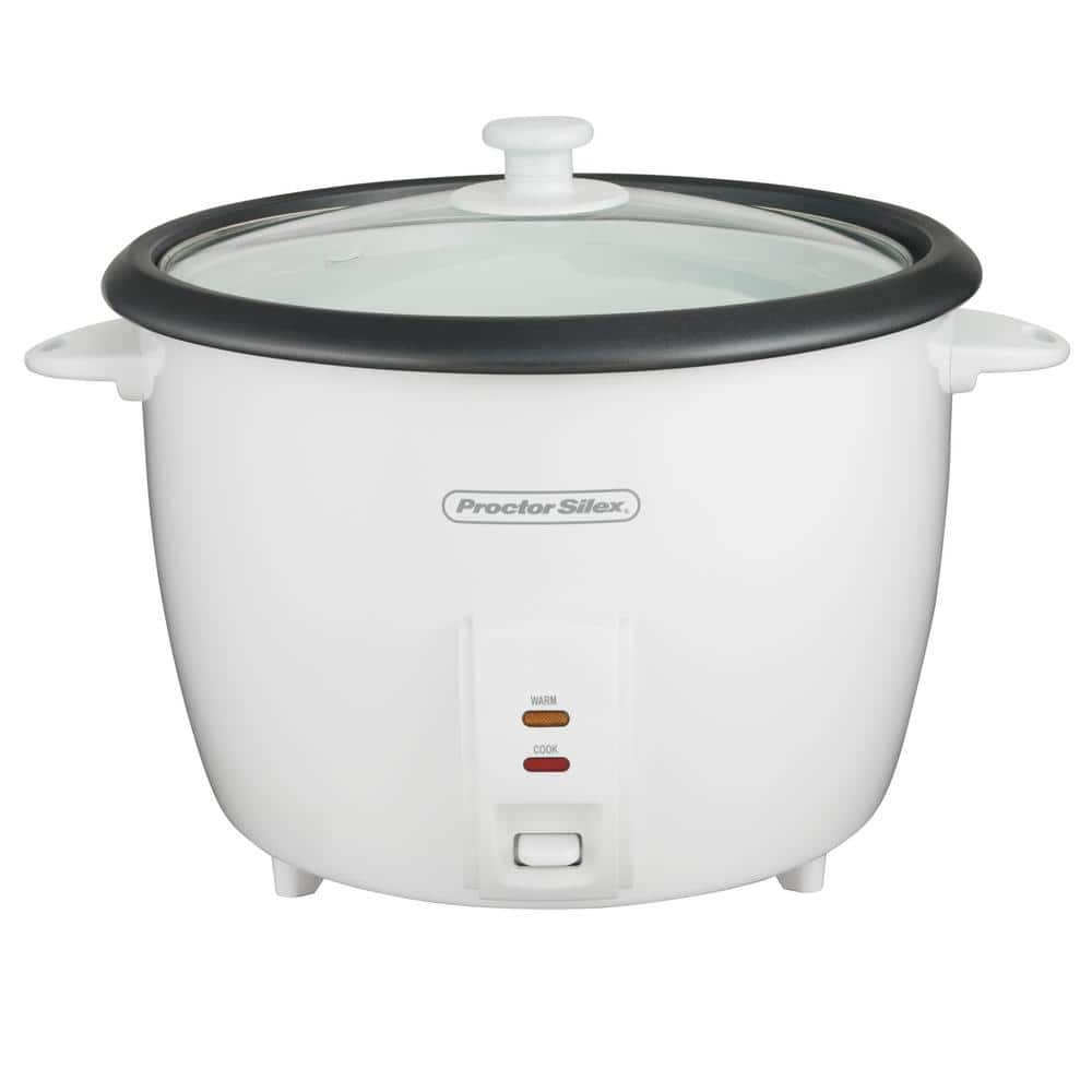 Proctor Silex 30Cup White Rice Cooker37551 The Home Depot
