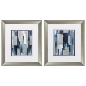 16 in. X 18 in. Brushed Silver Gallery Picture Frame Mirage (Set of 2)