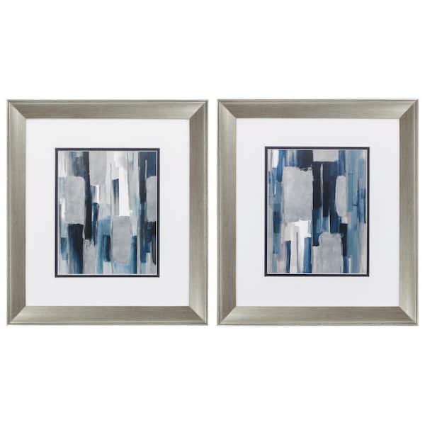 HomeRoots Victoria Brushed Silver Gallery Frame (Set of 2 ) 365226