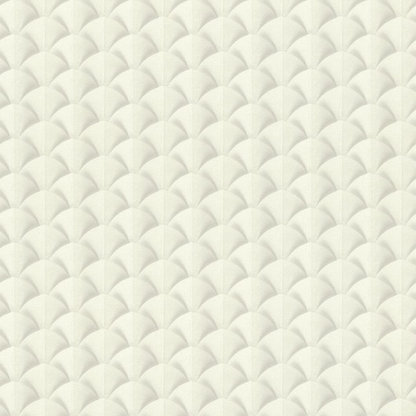 rasch Lanux Off-White Fan Paper Strippable Roll (Covers 56.4 sq. ft.)