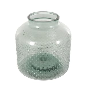 Litton Lane 17 in. Green Handmade Spanish Recycled Glass