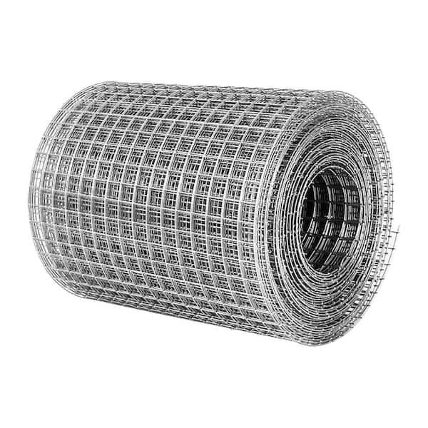 NVNOO 4 in. x 20 ft. 23 Gauge Galvanized Wire Mesh Roll for Chicken Fences, Screen Mesh, Rabbit Snake Fences