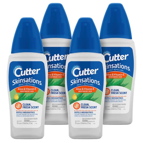 6 oz. Skinsations Mosquito and Insect Repellent Pump Spray (4-Pack)