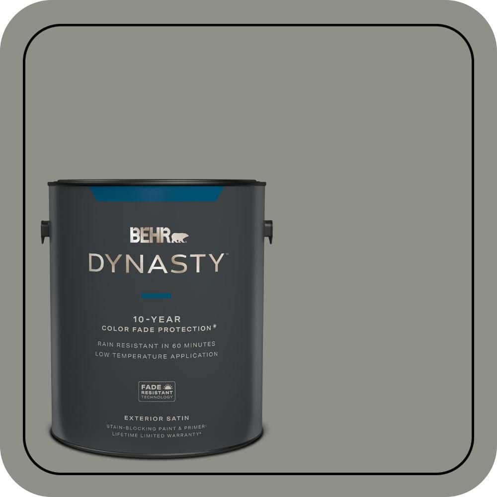 1 gal. #PPU24-20 Letter Gray Satin Enamel Exterior Stain-Blocking Paint & Primer price history on PriceWatchPro