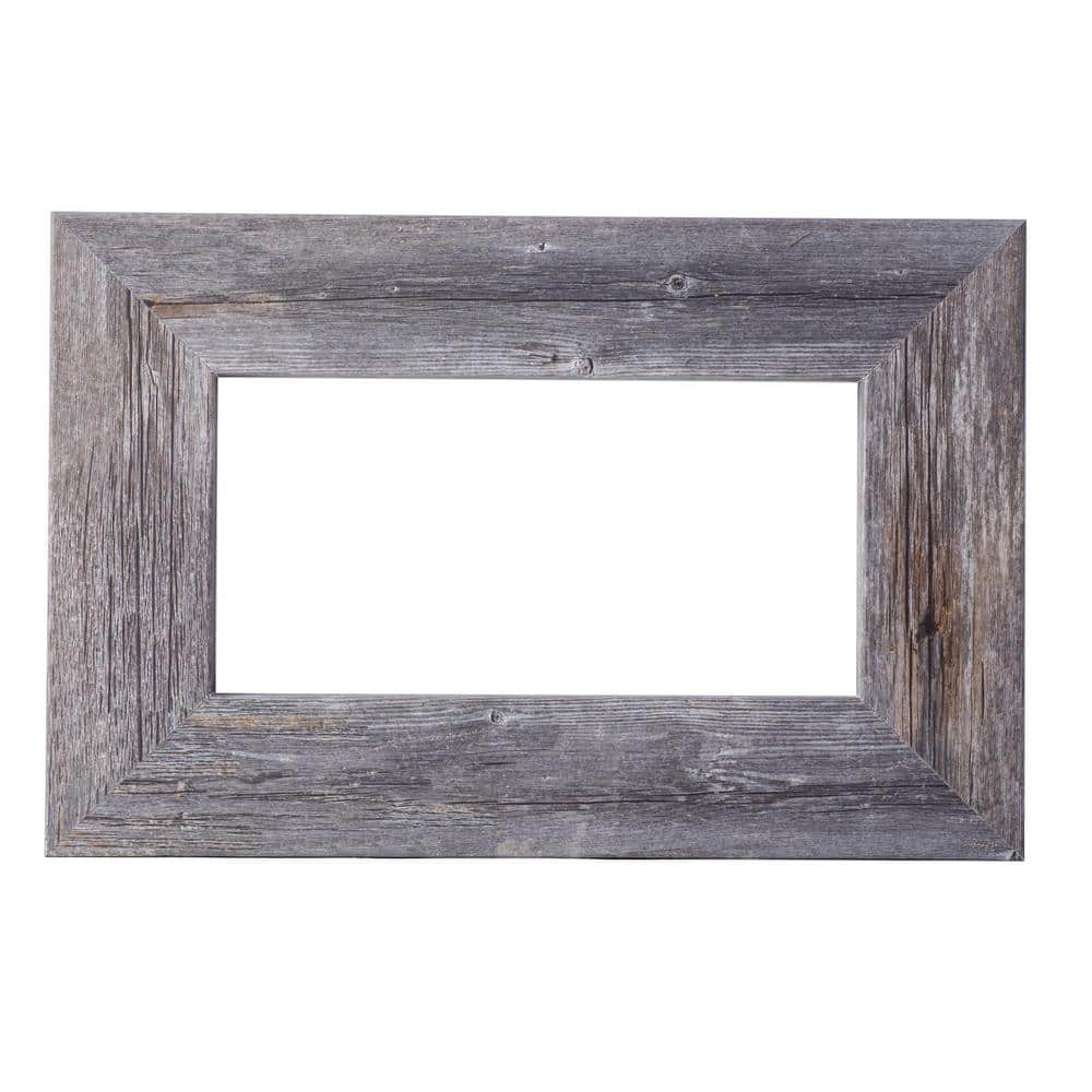 MirrorChic American Barn 54 in. x 42 in. W DIY Mirror Frames Kit in