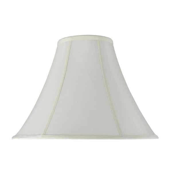Aspen Creative Corporation 16 in. x 12 in. Off White Bell Lamp Shade