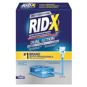 RID-X 19.6 oz. Professional Powder 2-Dose Septic Tank Treatment
