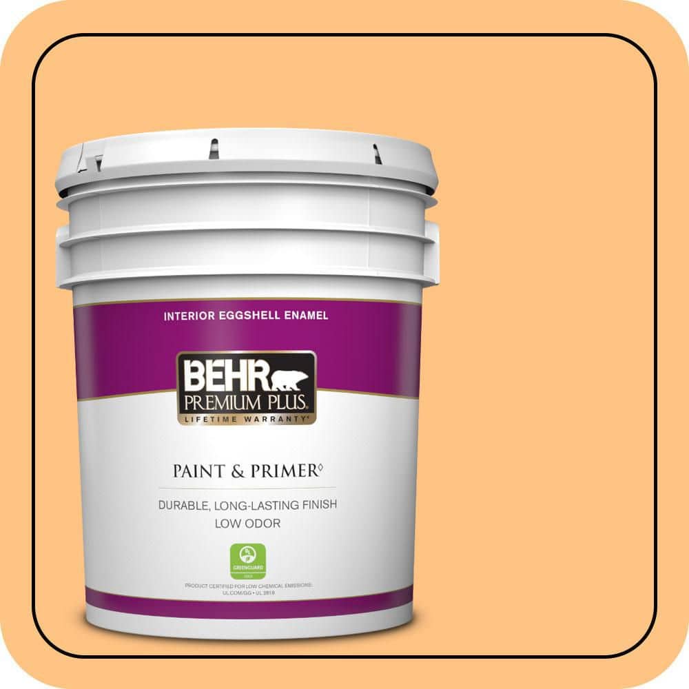 5 gal. #PMD-68 Amber Sun Eggshell Enamel Low Odor Interior Paint & Primer price history on PriceWatchPro