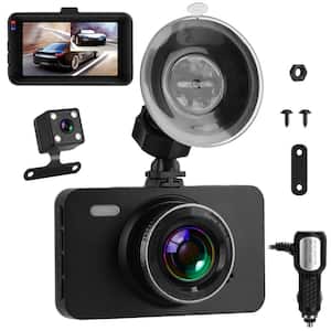 Apeman Dash Cam 3 inch Car Camera 170Wide Angle Screen-1080P Full HD, Black