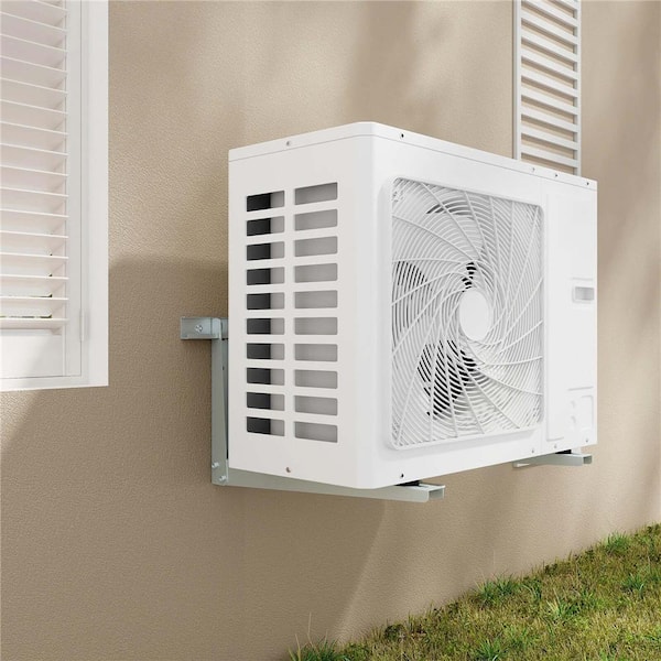 22 in. Heavy-Duty Mini Split Wall Mounting Bracket with Adjustable Crossbar and Levlers