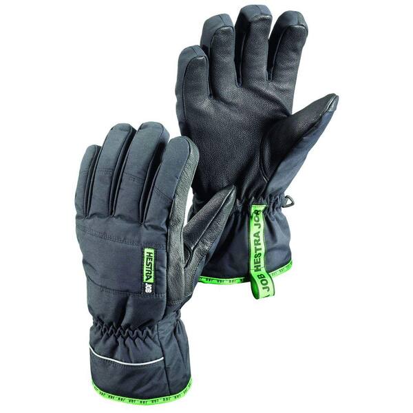 Hestra JOB GTX Base Finger Size 11 XX-Large Cold Weather Insulated Glove Gore-Tex Membrane in Black