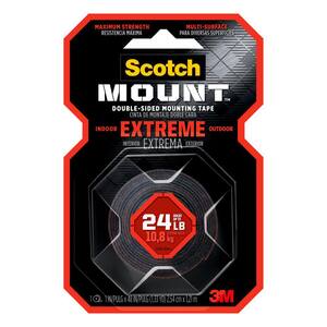 Scotch 1 in. x 1.33 yds. Permanent Double Sided Extreme Mounting Tape