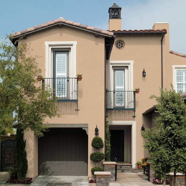 BEHR - 5 gal. #M240-3 Ice Cream Parlour Satin Interior/Exterior Masonry, Stucco and Brick Paint