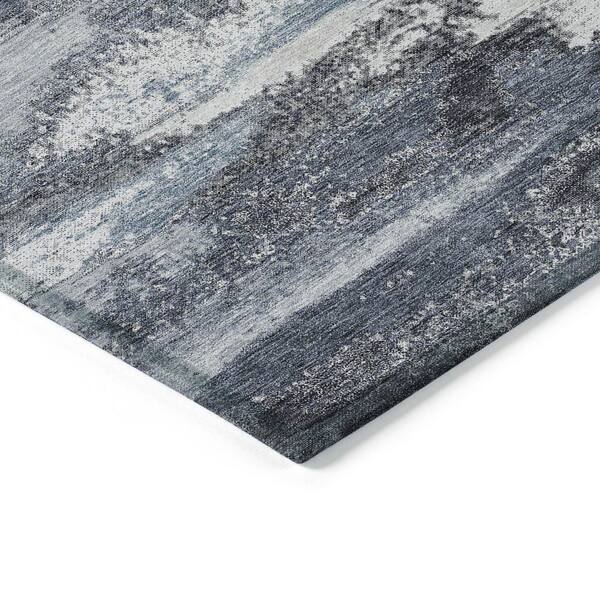 Chantille Machine Washable Indoor/Outdoor Abstract ACN942 Gray 1 ft. 8 in. x 2 ft. 6 in. Area Rug