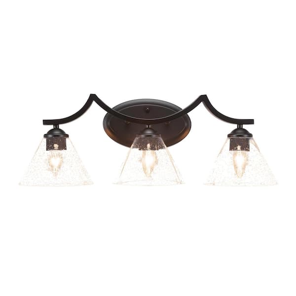 Unbranded Cleveland 8.5 in. 1-Light Matte Black Vanity Light