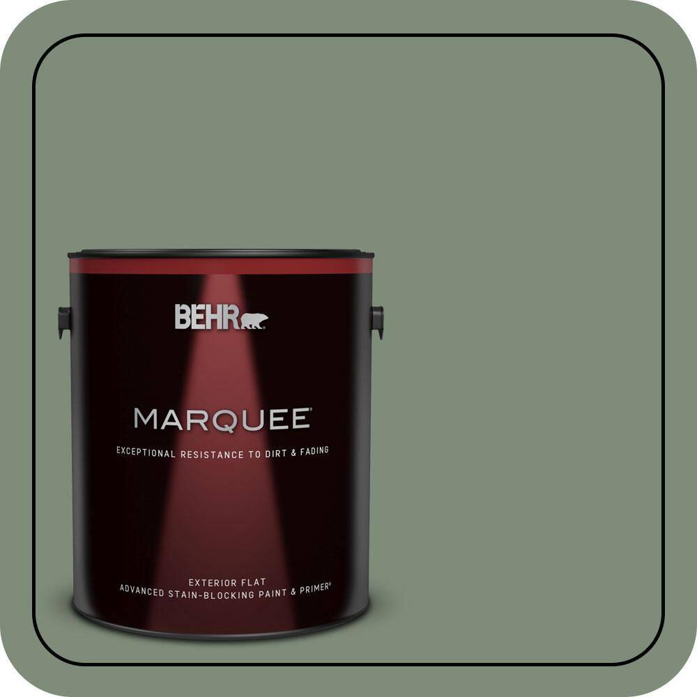 1 gal. #450F-5 Amazon Moss Flat Exterior Paint & Primer price history on PriceWatchPro