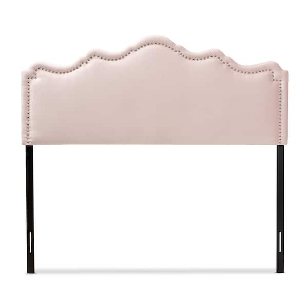 Baxton Studio Nadeen Light Pink King Headboard