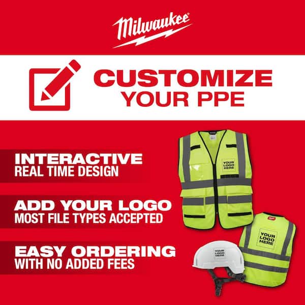 Performance Large/X-Large Orange Class 2-High Visibility Safety Vest with 15 Pockets (2-Pack)