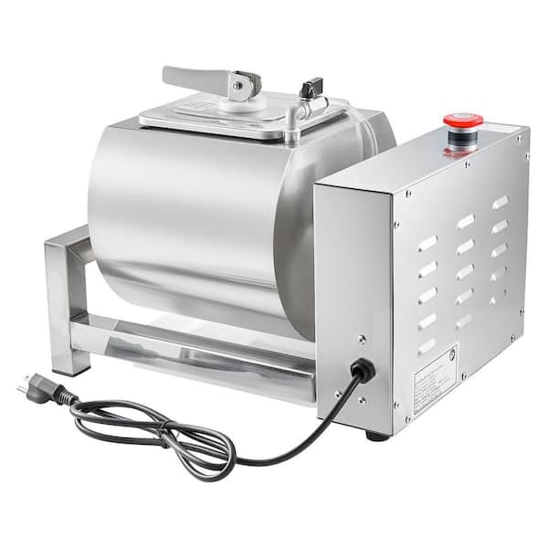 Meat Tumbler Marinator, 10 L Vacuum Tumbler Marinating Machine with Automatic Bidirectional Rotation, Stainless Steel
