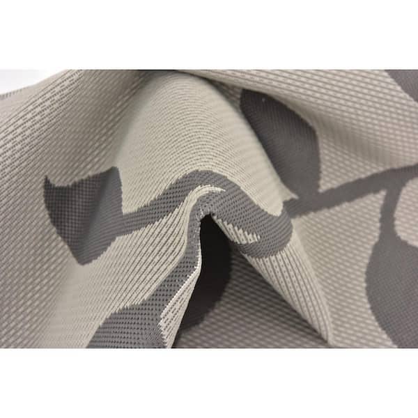 Outdoor Botanical Dark Gray 8' 0 x 11' 4 Area Rug