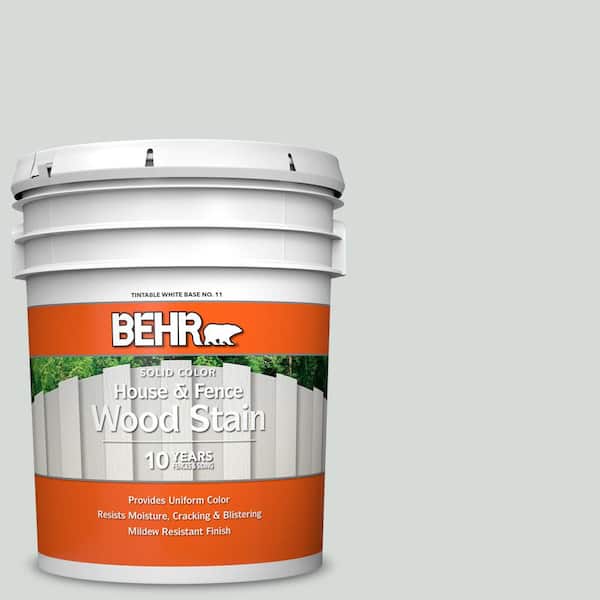 BEHR 5 gal. #PWN-67 Nurture Solid Color House and Fence Exterior Wood Stain