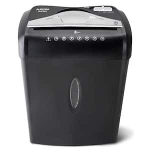 8-Sheet Cross-Cut Paper and Credit Card Shredder with 3.7 gal. Wastebasket in Black