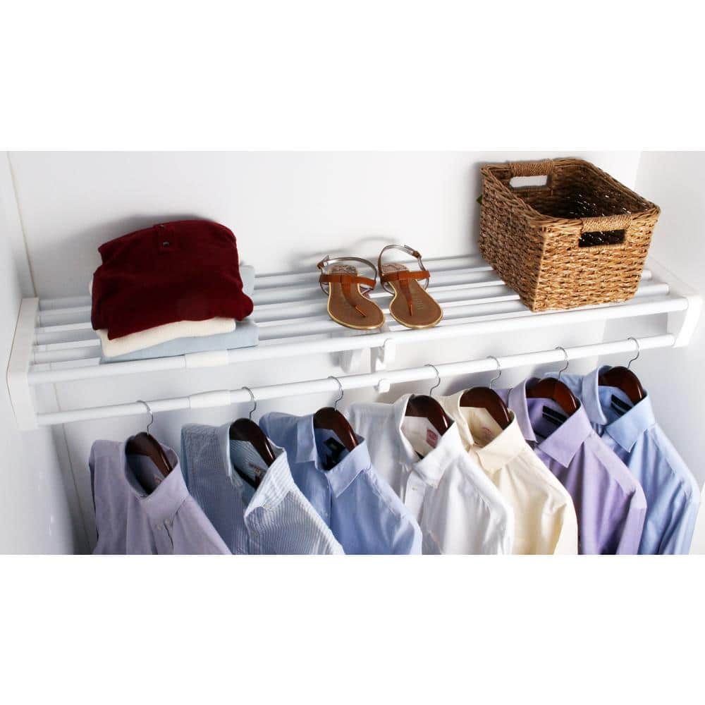 Expandable Closet Shelf, Adjustable Shelf, Dividers Closet
