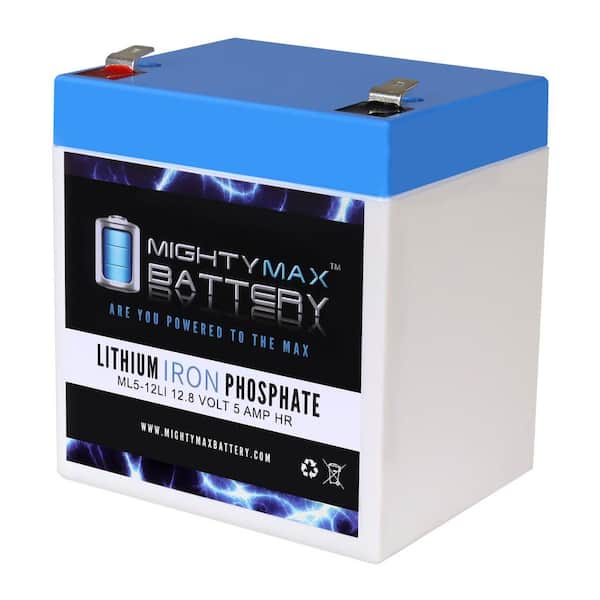 12-Volt 5AH Lithium Replacement Battery compatible with Liftmaster 485LM Evercharge Back-Up