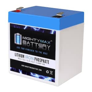 ML5-12LI - 12-Volt 5 AH Deep Cycle Lithium Iron Phosphate (LiFePO4) Rechargeable and Maintenance Free Battery
