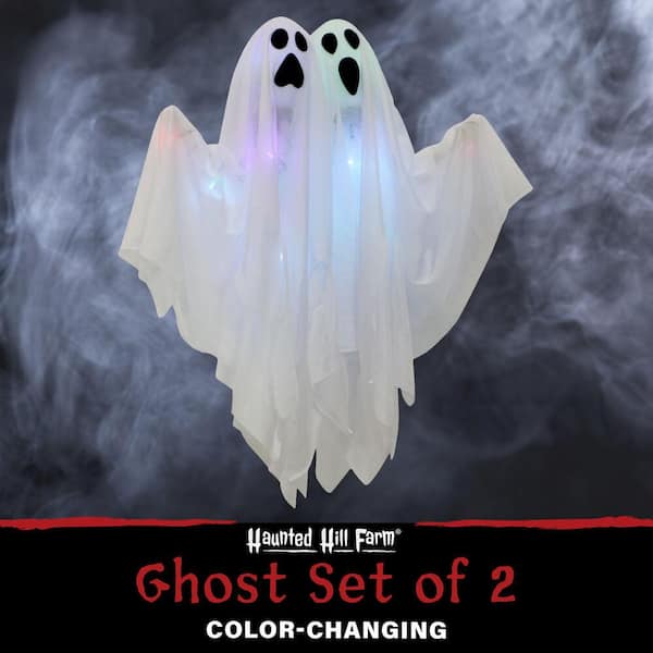 2 Lunaville Halloween Glow in Dark Kitchen Towels Ghost Boo Cotton Goth Punk