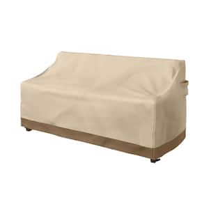 Beige Heavy-Duty Outdoor Couch Cover
