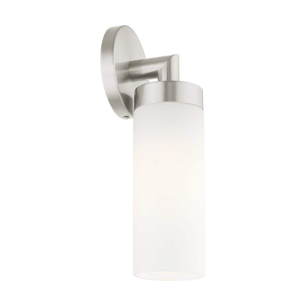Aero 11.75'' Brushed Nickel Contemporary Dimmable Wall Sconce