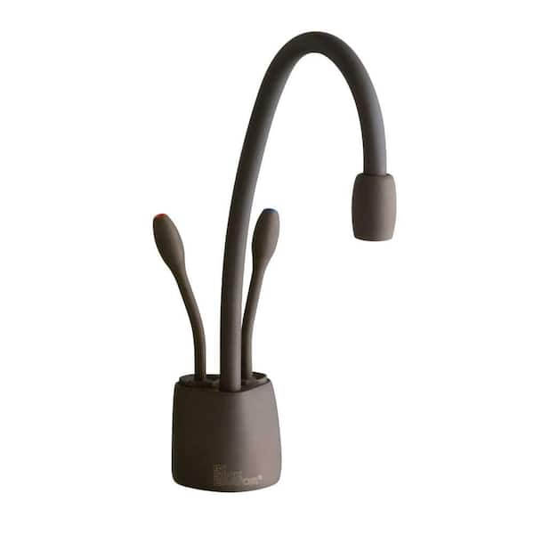 InSinkErator Indulge Contemporary Series 2-Handle 8.4 in. Faucet for Instant Hot & Cold Water Dispenser in Mocha Bronze