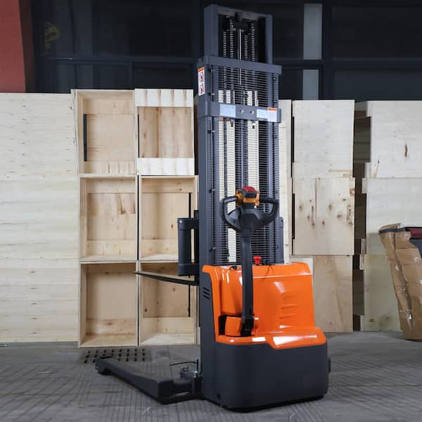 APOLLOLIFT 2200 lbs. Counterbalanced Electrical Stacker Walkie Pallet  Stacker Drive Lift with Electromagnetic Brake 98 in. Lifting A-3043 - The  Home Depot