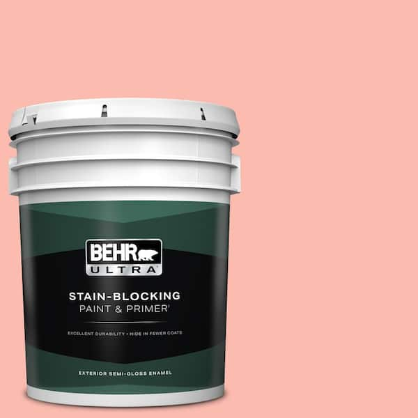 BEHR ULTRA 5 gal. #170A-3 Ruffles Semi-Gloss Enamel Exterior Paint & Primer