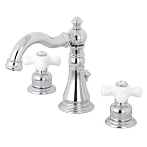American Classic 8 in. Widespread 2-Handle Bathroom Faucet in Polished Chrome
