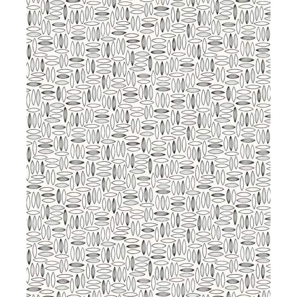 Seabrook Designs Salt And Pepper Pip Geo Nonwoven Paper Non-Pasted Wallpaper Roll (Covers 57.5 sq. ft.)