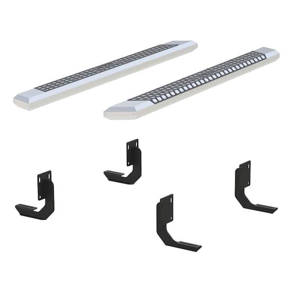 Aries AdvantEDGE Chrome Aluminum 75-Inch Truck Running Boards, Select Ford F-250, F-350 Super Duty
